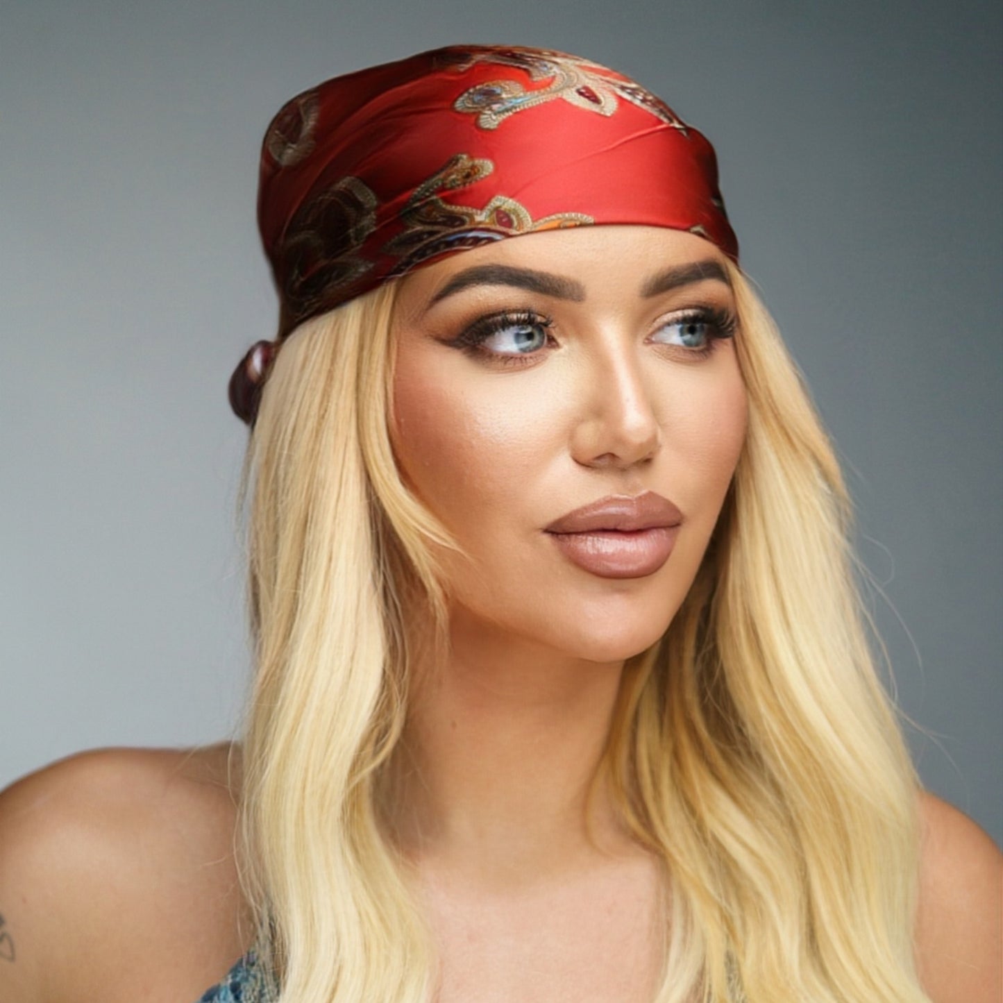 Foulard Bandana Rouge – Aloha ❤️