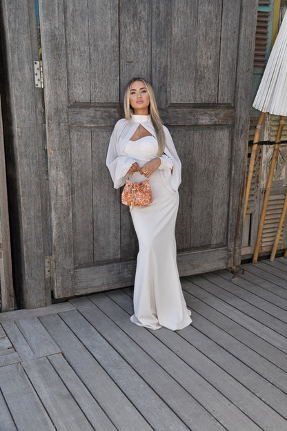 Robe dubaï beige✨
