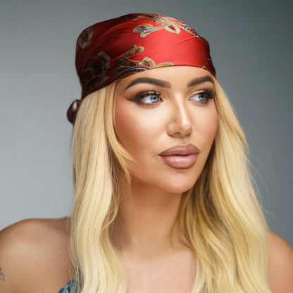 Foulard Bandana Rouge – Aloha ❤️