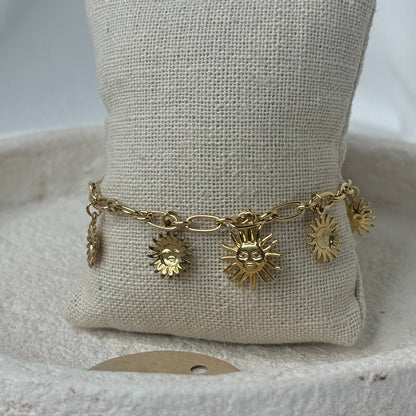 ☀️Bracelet soleil doré ☀️