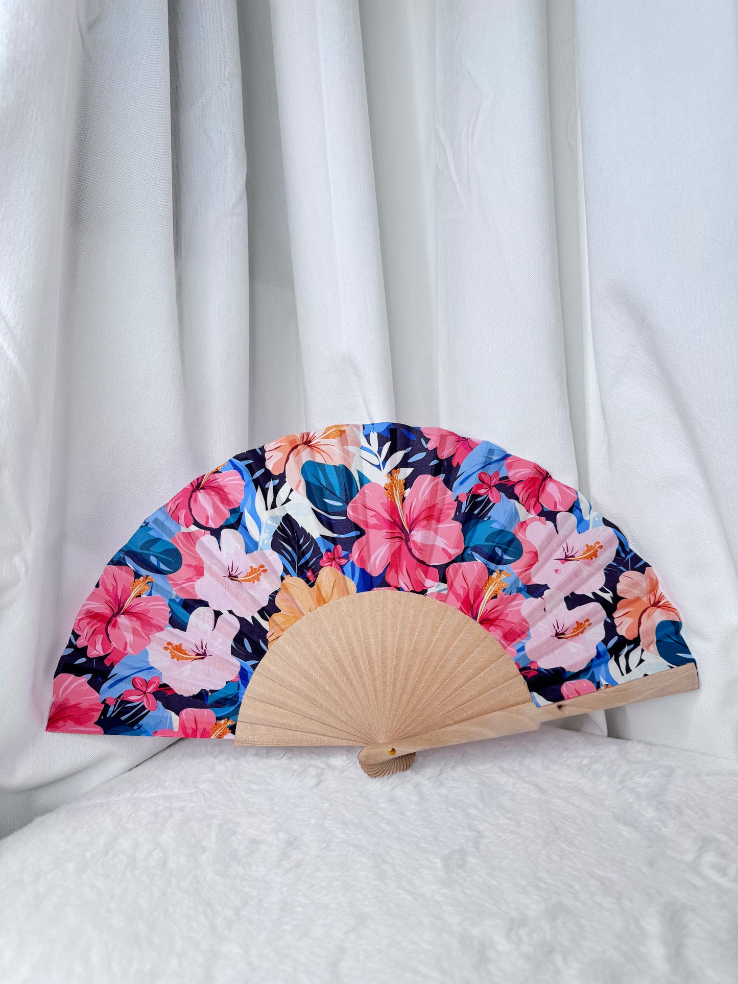 🌸 Éventail Fleurs Rose – Fraîcheur romantique & vibes fleuries ✨🎀